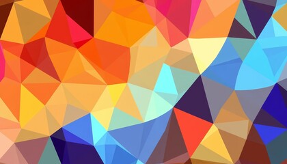 Obraz premium Abstract geometric polygon pattern vector background with jersey texture, backdrop, vector