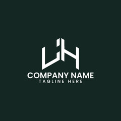 Fototapeta premium Modern Geometric Letter Logo Design