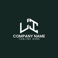 Modern Geometric Letter Logo Design