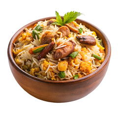 Fototapeta premium Andhra Biryani in White Bowl
