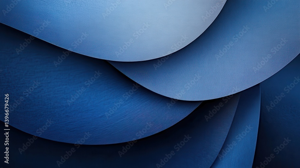Fototapete Abstract pencil strokes gradient in muted blue tones creating a serene and modern backdrop for design and creative projects.