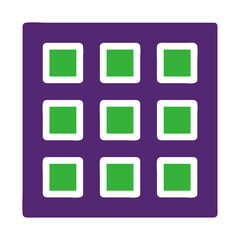 Minimalist Square Grid: A Playful Abstraction