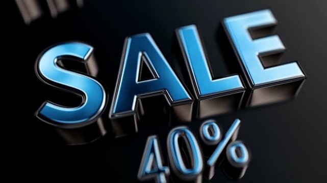 Special promotion features a 40 percent discount on selected items, drawing attention and creating urgency among shoppers looking for great deals