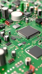Circuit Board Closeup Technology. (1)