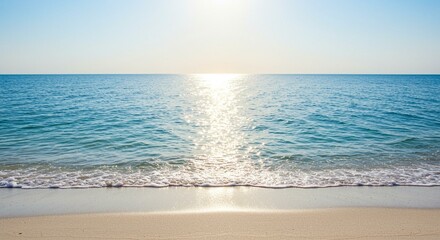 Obraz premium 夏のイメージ。海と砂浜 