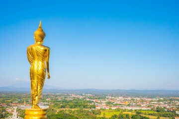 "Wat Phrathat Khao Noi" Temple at Nan Province, Thailand. Asia.