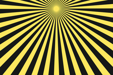 Floral shape abstract background. Sun shining ray modern vector background with shadow and line for multi usage | New minimal background with black and yellow colour for banner, blog, decorative usage