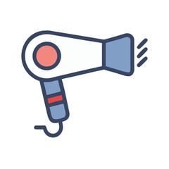 Hair Dryer for Personal Grooming Device Icon Design