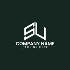 Modern Geometric Letter Logo Design