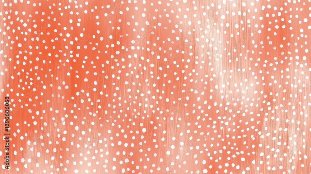 Aufkleber soft pastel coral pencil strokes gradient with randomized round spots for backgrounds and surface co