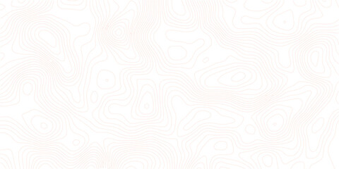 Fototapeta premium Golden linear pattern on green background. Premium topographic background. Geographic banner for travel.
