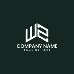 Fototapeta premium Modern Geometric Letter Logo Design