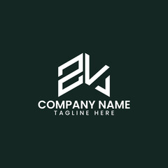 Modern Geometric Letter Logo Design