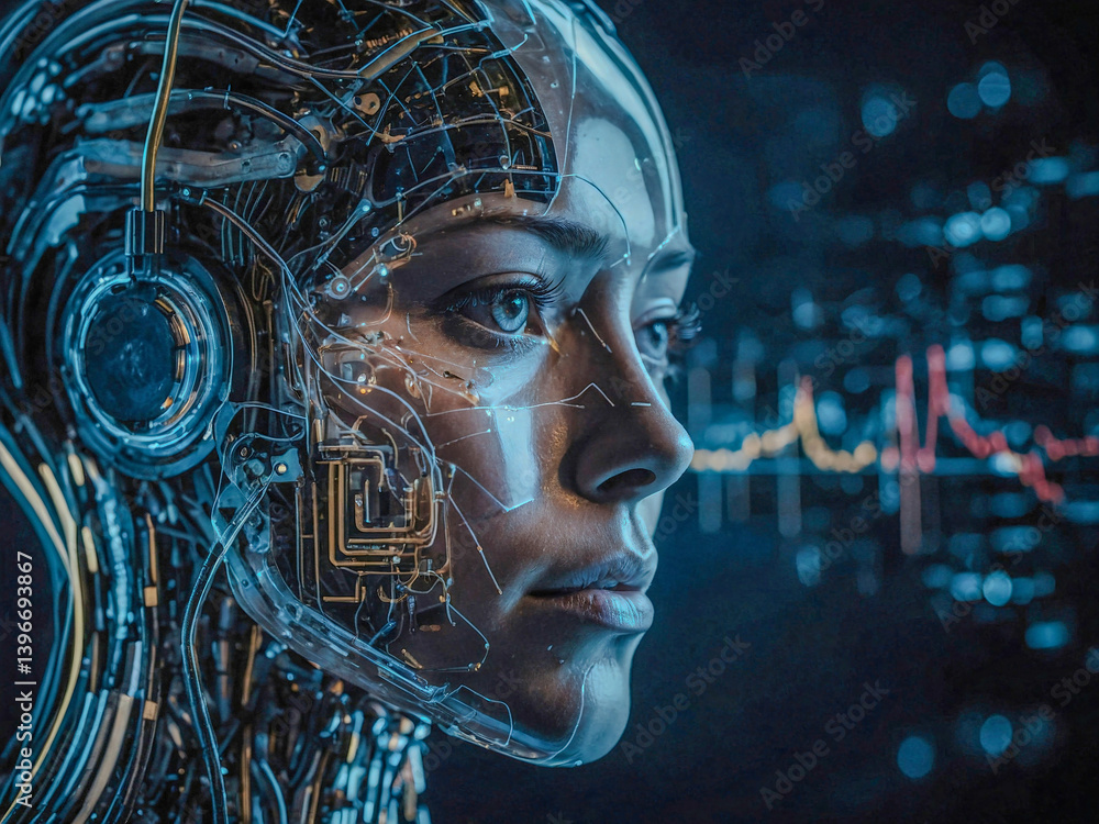 Poster ai data analysis for technological innovation.