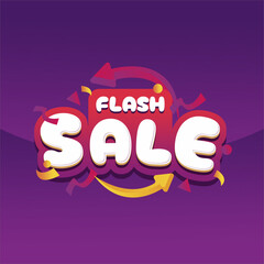 3D Flash Sale Background For Promotion