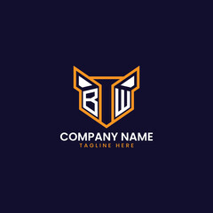 Fototapeta premium Tech-Inspired Geometric Logo Design