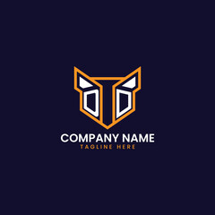 Tech-Inspired Geometric Logo Design