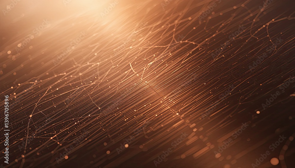 Aufkleber abstract copper metallic texture with soft lighting and subtle lines, ideal for background or design