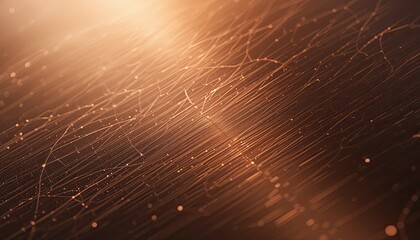 Abstract copper metallic texture with soft lighting and subtle lines, ideal for background or design elements.