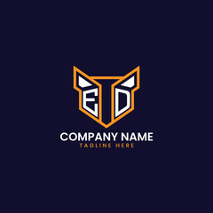 Tech-Inspired Geometric Logo Design