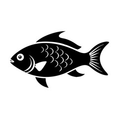 rainbowfish icon, rainbowfish silhouette vector illustration-simple silhouette illustration of rainbowfish, perfect for rainbowfish logos and icons