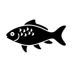cherry barb fish icon, cherry barb fish silhouette vector illustration-simple silhouette illustration of cherry barb fish, perfect for cherry barb fish logos and icons