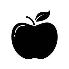 velvet apple icon, velvet apple silhouette vector illustration-simple silhouette illustration of velvet apple, perfect for velvet apple logos and icons