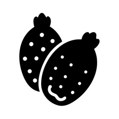 indian fig prickly pear icon, indian fig prickly pear silhouette vector illustration-simple silhouette illustration of indian fig prickly pear, perfect for indian fig prickly pear logos and icons