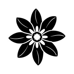anemopsis yerba mansa flower icon, anemopsis yerba mansa flower vector,