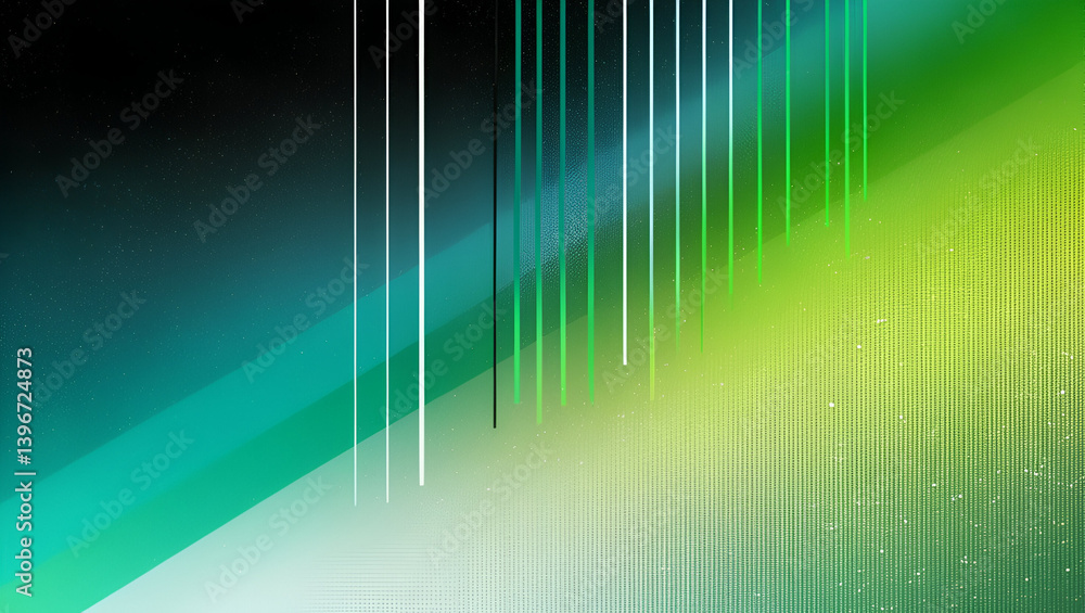 Aufkleber abstract background with black emerald teal lime and yellow tones blended in a glowing gradient with