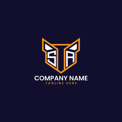 Tech-Inspired Geometric Logo Design