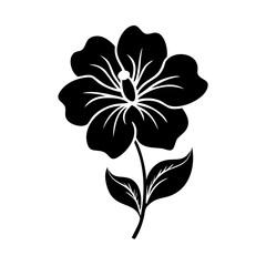 lilac flower icon, lilac flower silhouette vector illustration-simple silhouette illustration of lilac flower, perfect for lilac flower logos and icons