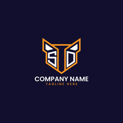 Tech-Inspired Geometric Logo Design