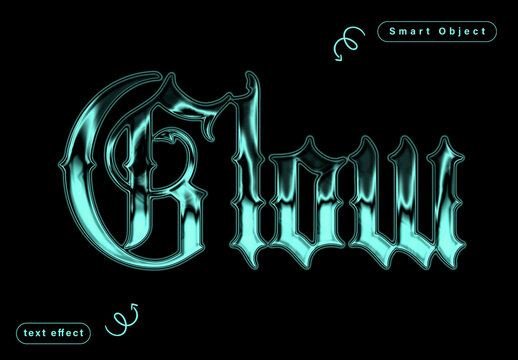 Shine 3D Editable Text Effect Template