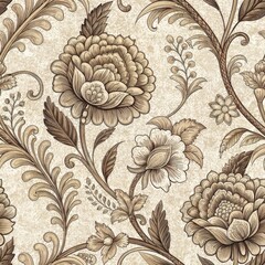Seamless Vintage Floral Pattern