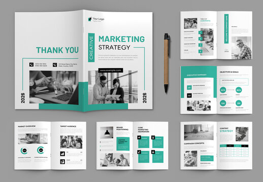 Creative Marketing Strategy Brochure Template