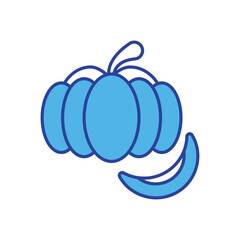 Pumpkin  icon vector stock illustration