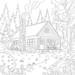 cute coloring book cover, cover, cute kids illustration, cartoon cover, cartoon illustration, kawaii coloring, easy and bold, kawaii cover, cozy, cozy cover, fuzzy, hygge, coloring pages, adult colori