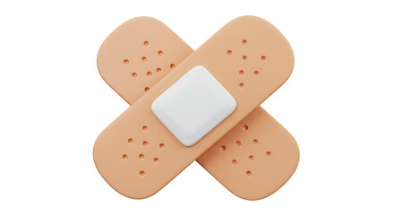 Adhesive Bandage Icon Design, Illustrating Medical Care and Protection