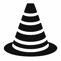 traffic cones isolated on white