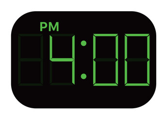 PMデジタル時計 4時