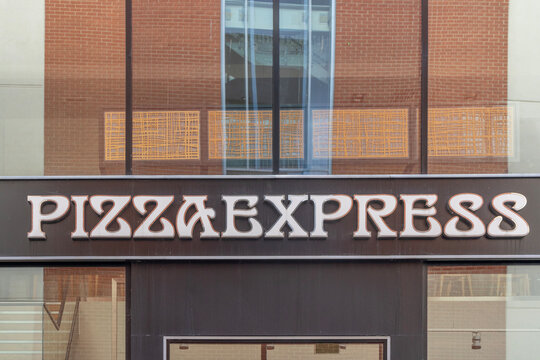 Sign for Pizza Express restaurant