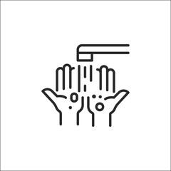 Wash icon. Simple wash icon for social media, app, and web design. Vector illustration