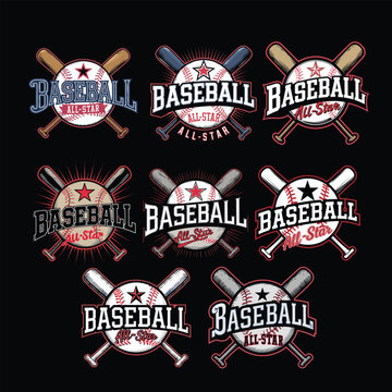 baseball sports league t-shirt template 
