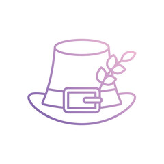 Hat  icon vector stock illustration