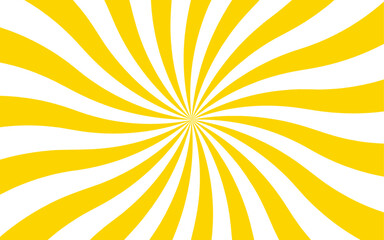 Abstract background with sunburst or radial burst pattern. Vintage sun ray and spiral sunrise, sunlight creative summer sunny. Flat ,graphic, with sharp, clean edges and retro or comic-inspired design