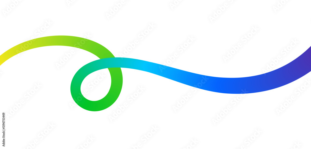 Poster fluid abstract line. colorful gradient wave shape for abstract background.