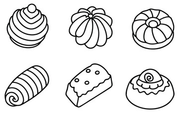 Viennese line art elegant abstract minimalist design for modern decor