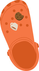 Foam Clog Shoe With Stickers