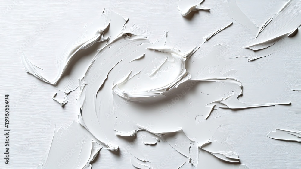 Poster artistic texture exploration studio white background abstract style close-up view creative expressio